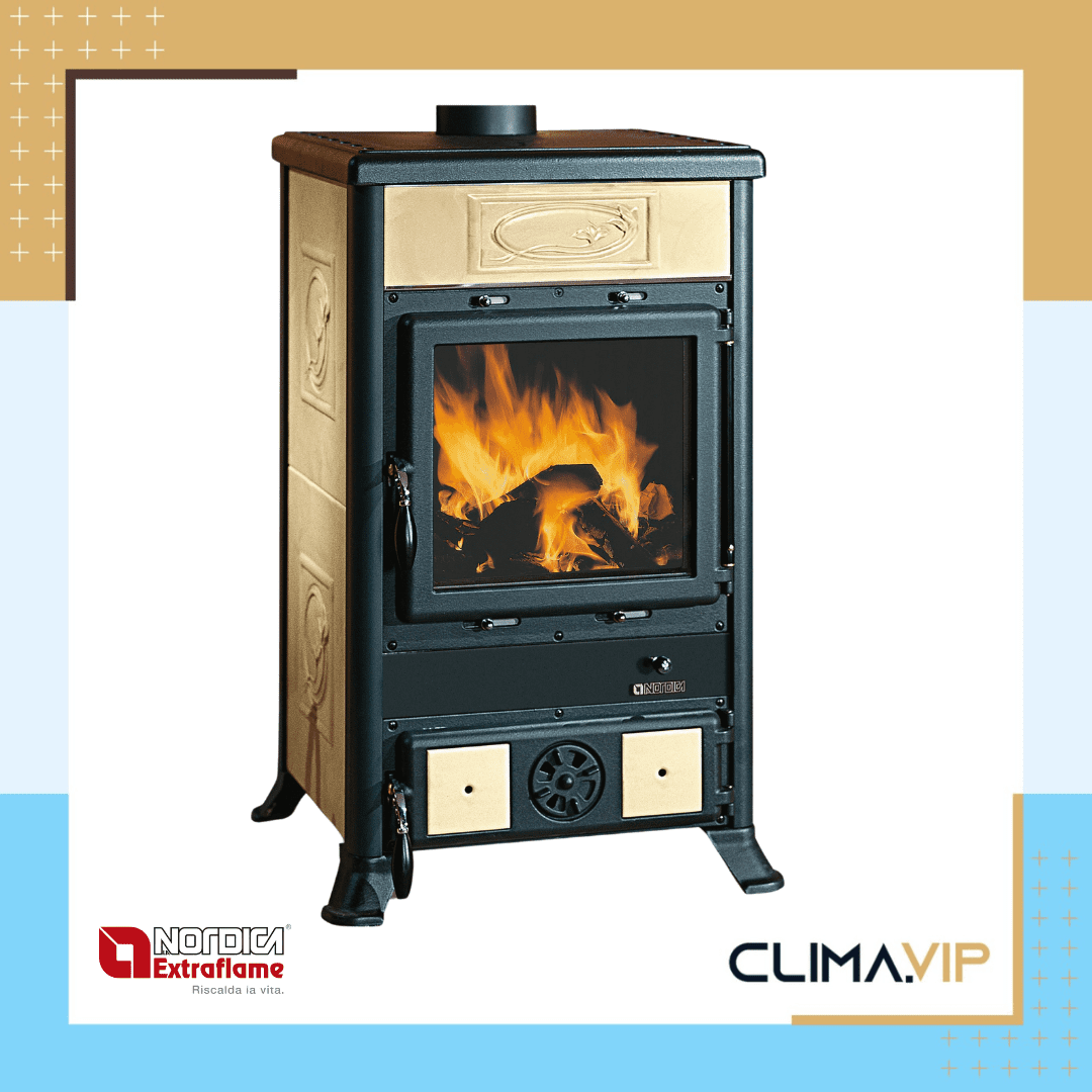 Печка на дърва La Nordica Extraflame ROSSELLA R1 BII, 11 kW, А