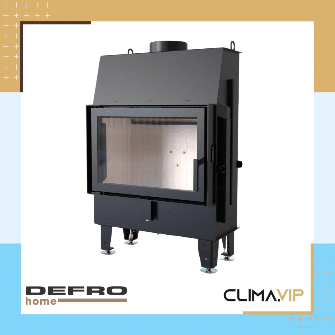 Камина на дърва за вграждане Defro Home Impuls SM/ME/LA 9.6~14.4 kW, А+