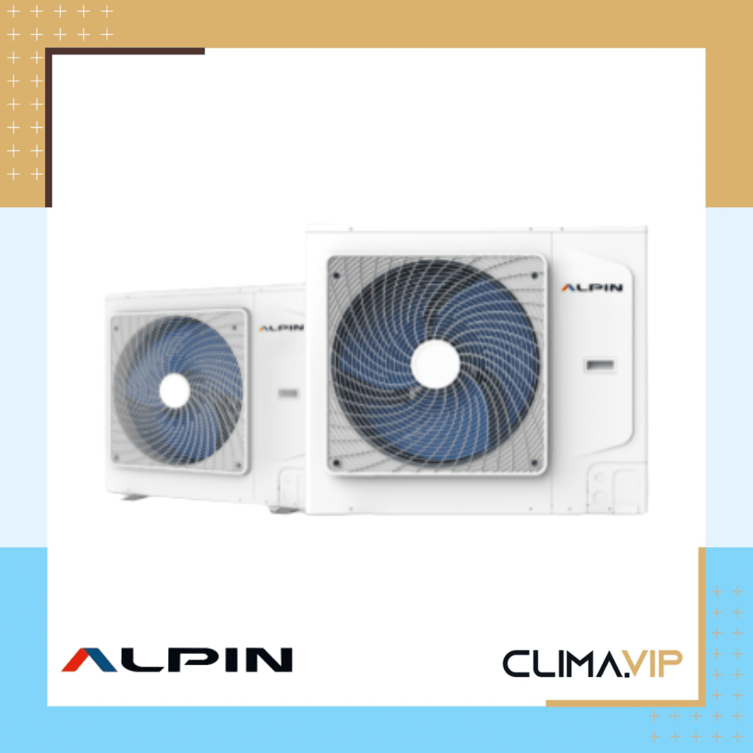 Термопомпа сплит система, Alpin AHWY-160J8GA9/AHWS-160J8GA9, 16kW, Wi-Fi, Монофазна
